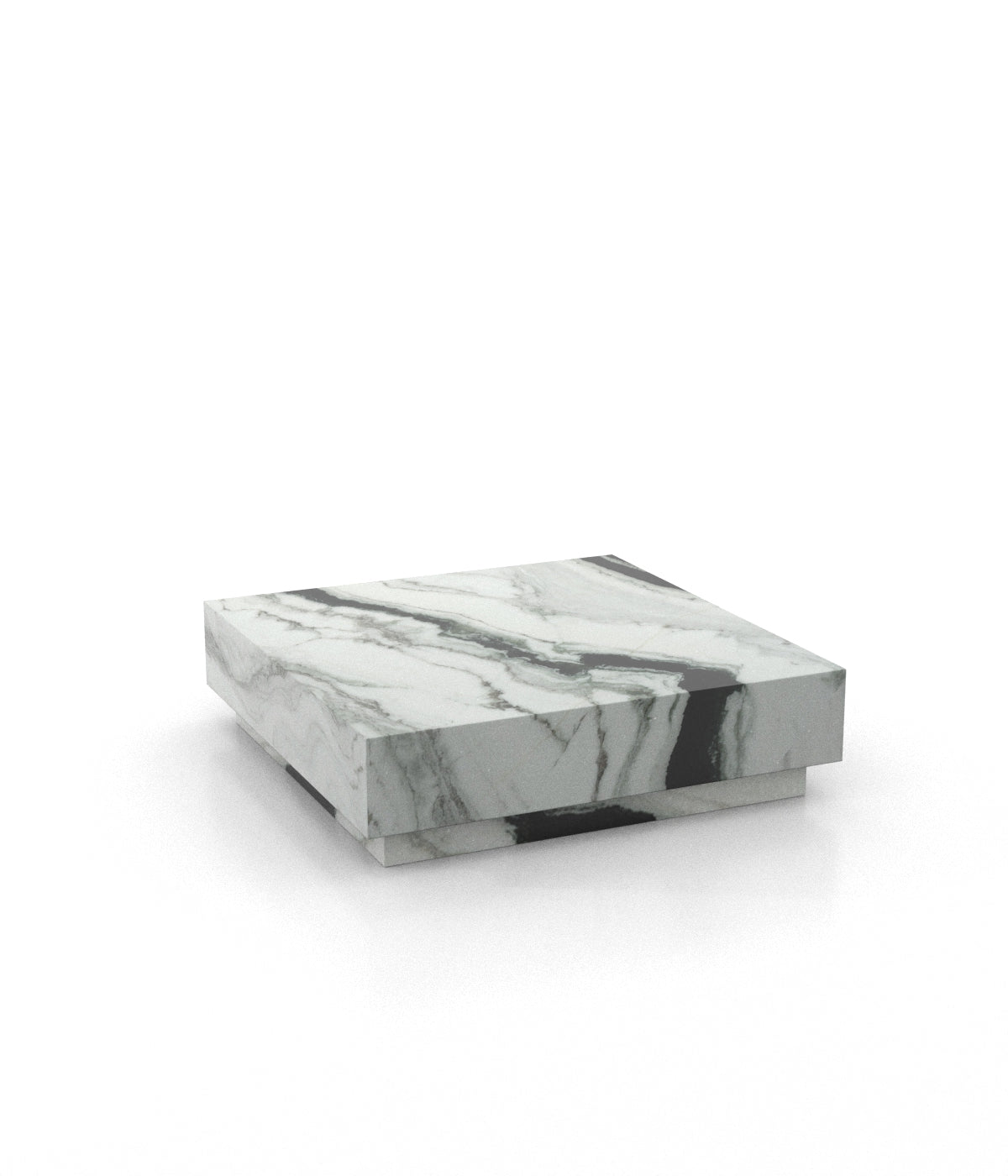 Firenze Square Plinth Coffee Table Zicana Boutique