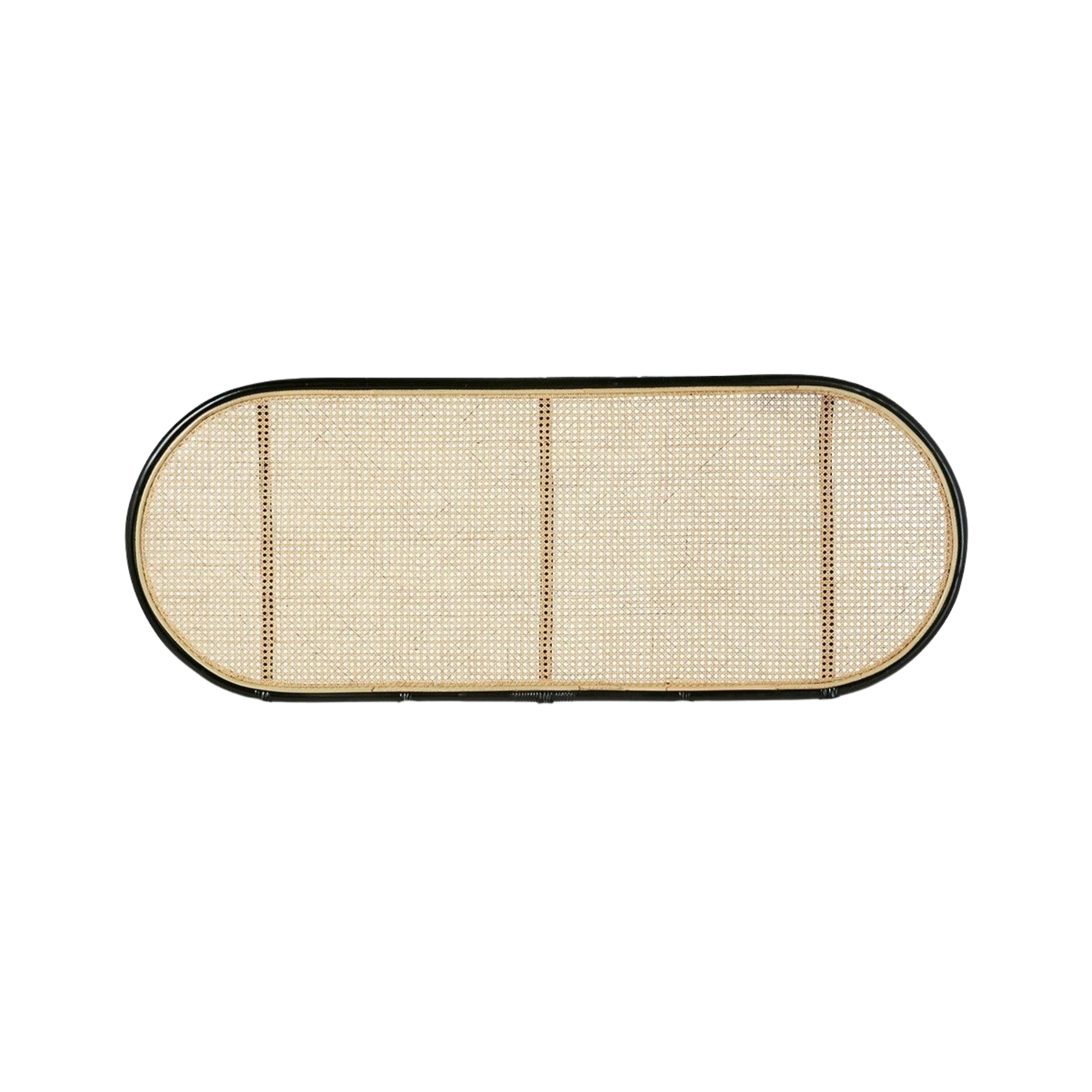 Rattan Headboard Luxury Bedroom Comfort Side View - LuxoraCraft
