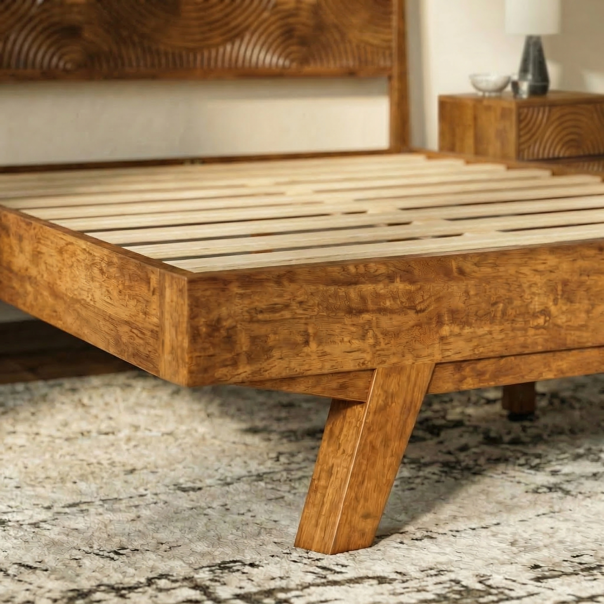 Harmony Solid Wood Bed Frame Megsu
