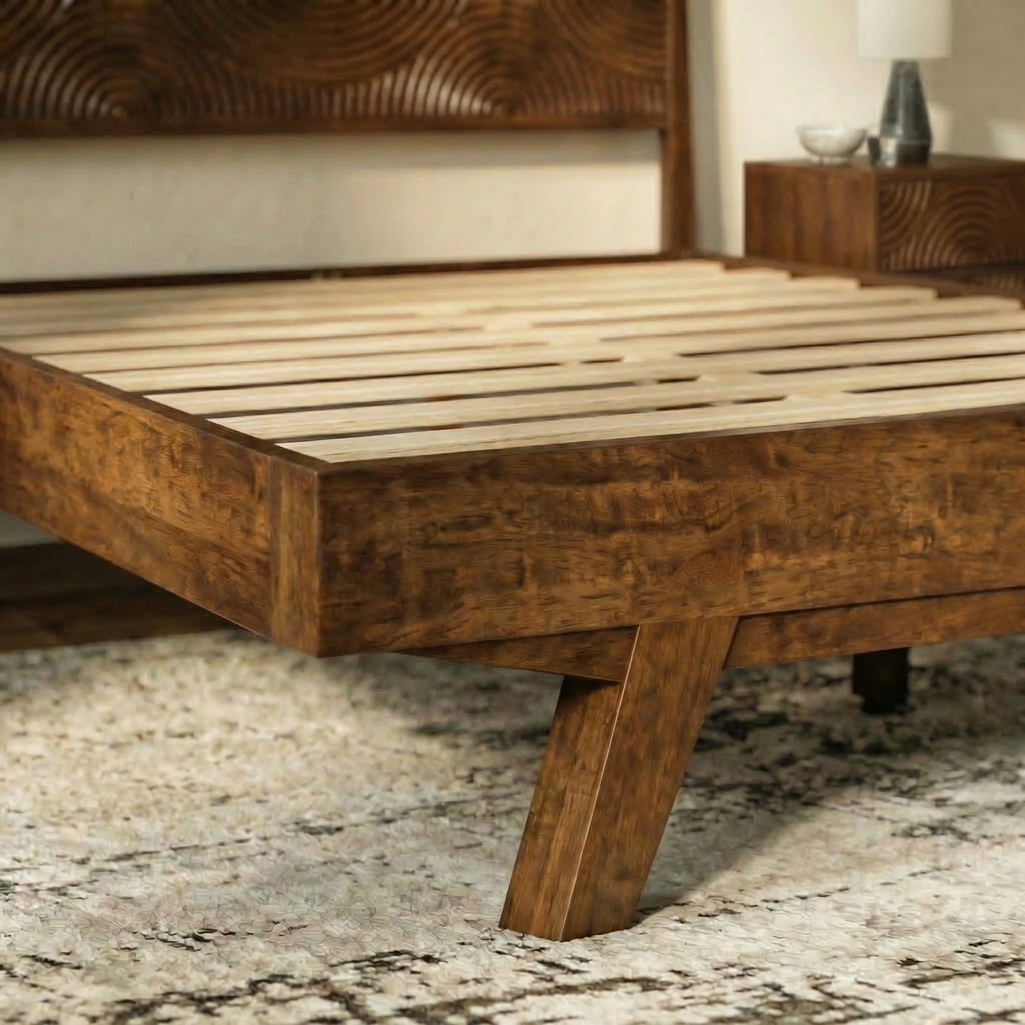 Harmony Solid Wood Bed Frame Megsu