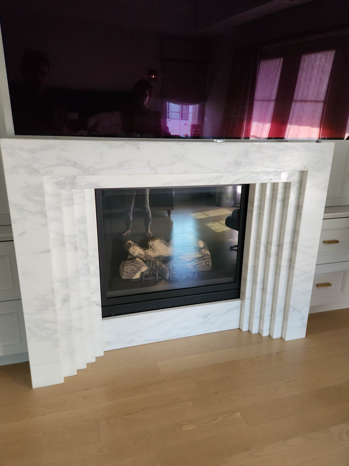 La Gabby 76 Fireplace Zicana Boutique
