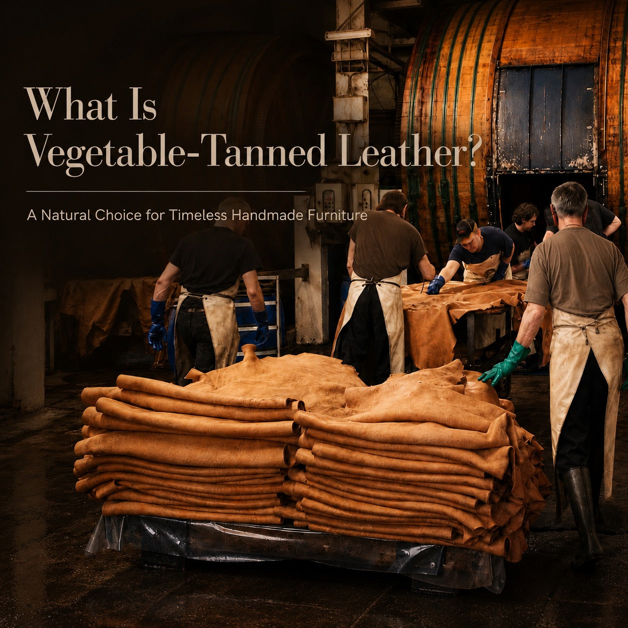 What Is Vegetable-Tanned Leather? A Natural Choice for Timeless Handmade Furniture