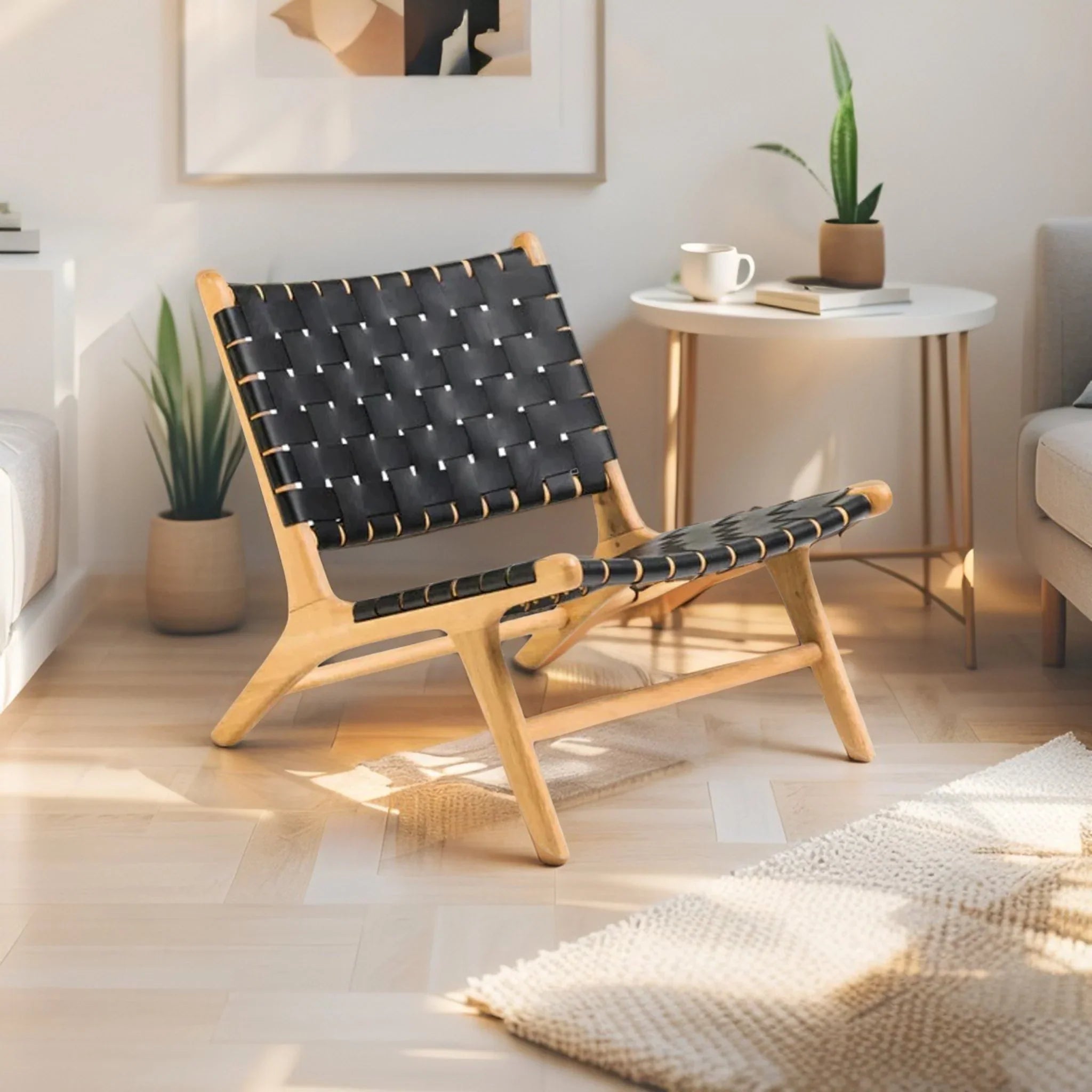 Leather Lounge Chairs