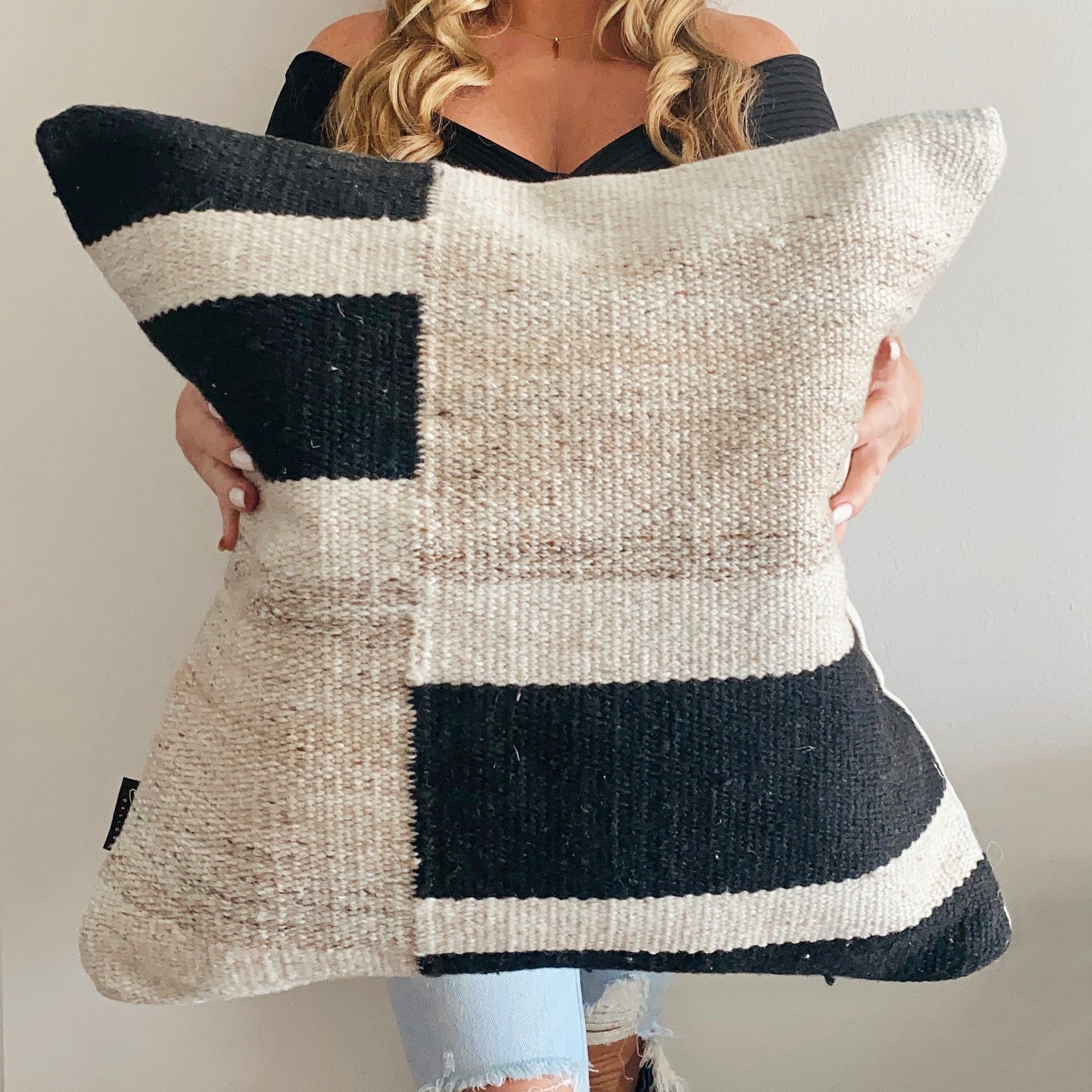 Calabasas Pillow Cover – Soft Neutral Minimalist Throw Pillow