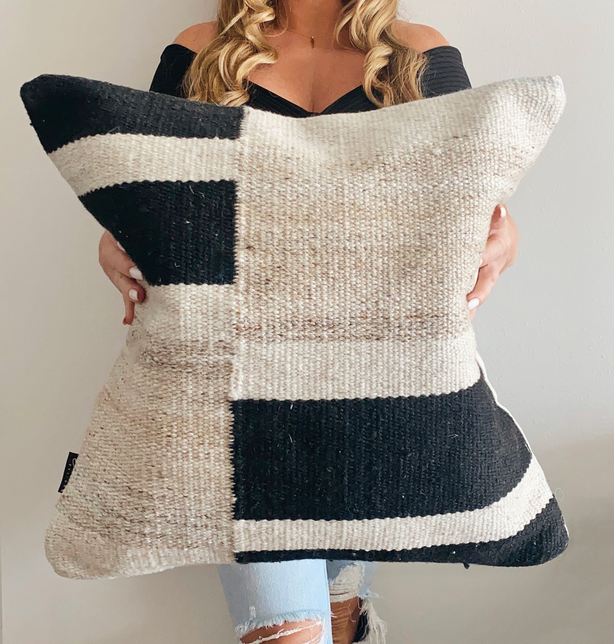 Calabasas Pillow Cover – Soft Neutral Minimalist Throw Pillow