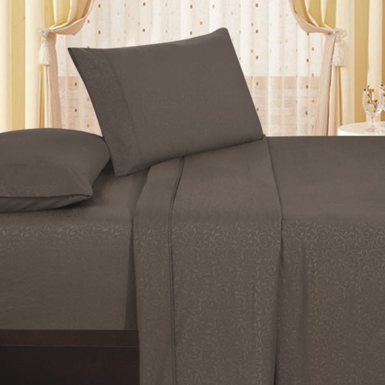 Decor&More 1800 Series Vine Embossed Sheet Set