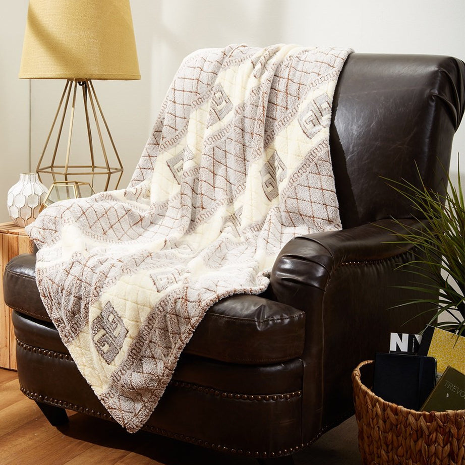 Decor&More Home Essentials Cameo Microplush Blanket
