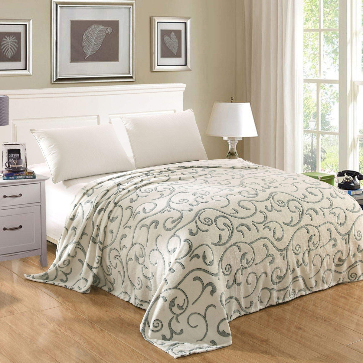 Decor&More Home Essentials Cameo Microplush Blanket Faith-Hope-Love-Home-Decor