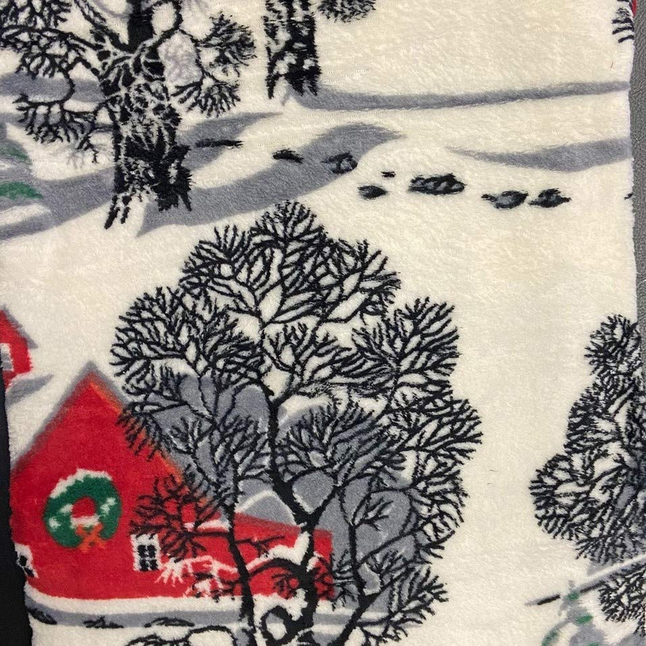 Decor&More Festive Holiday Microplush Throw Blanket (50" x 60") - Forest Friends