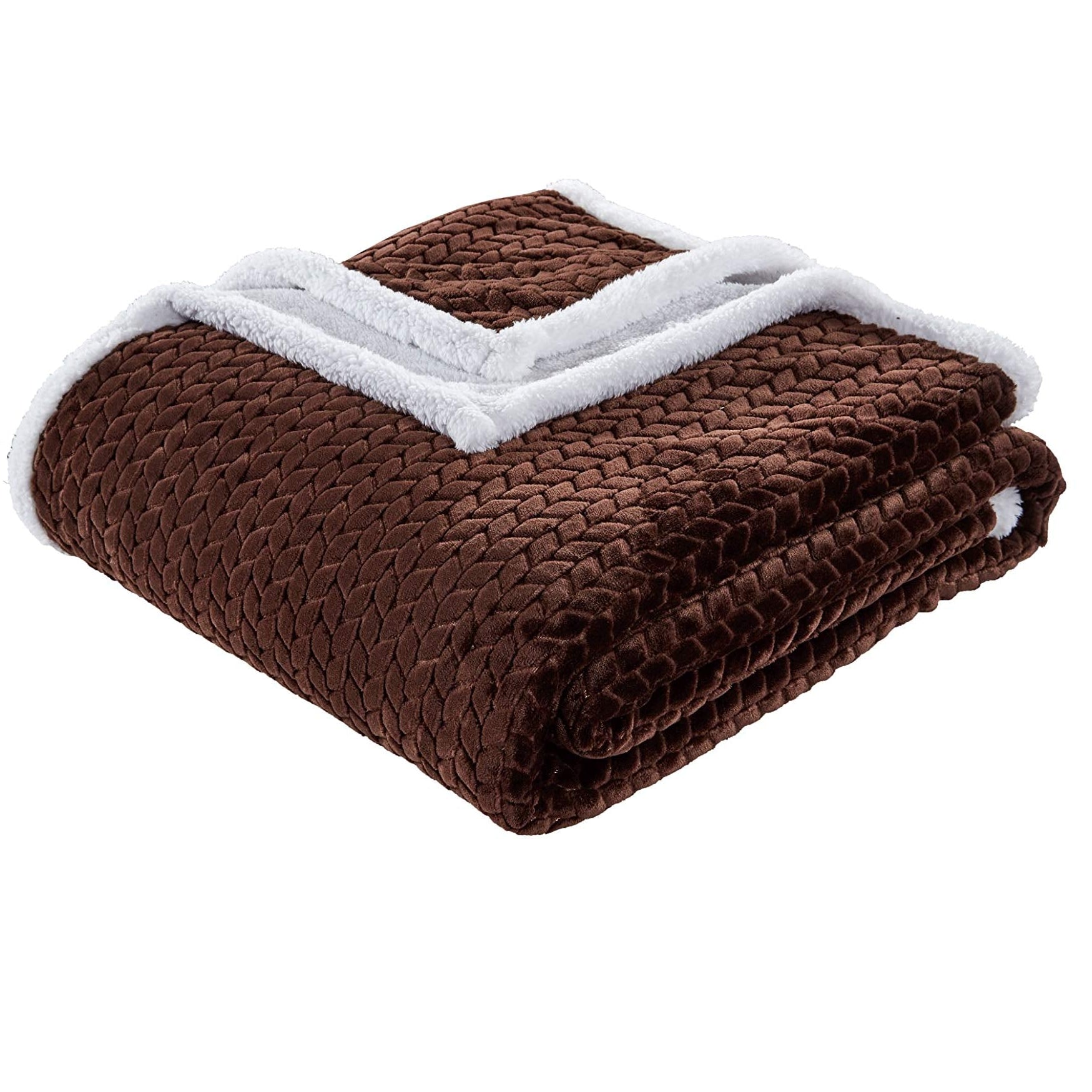 Decor&More Home Essentials Braided Sherpa Blanket