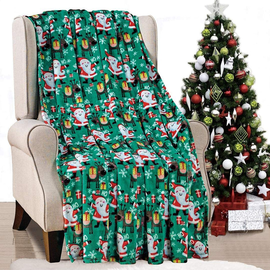 Decor&More Home Essentials Christmas Throw