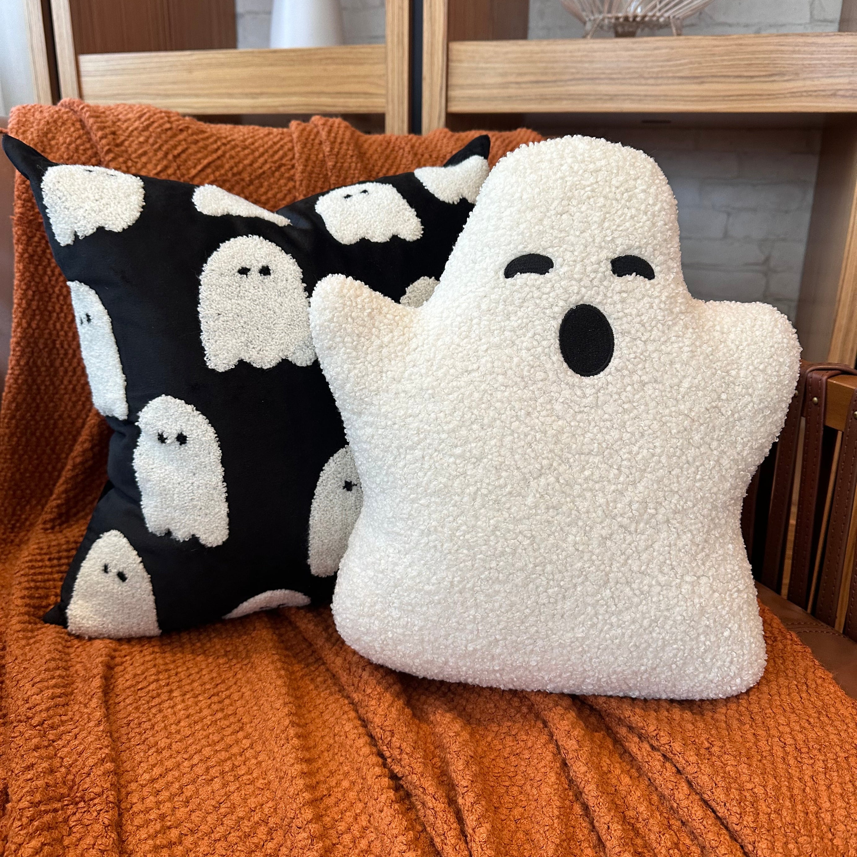 Sherpa Ghost Pillow
