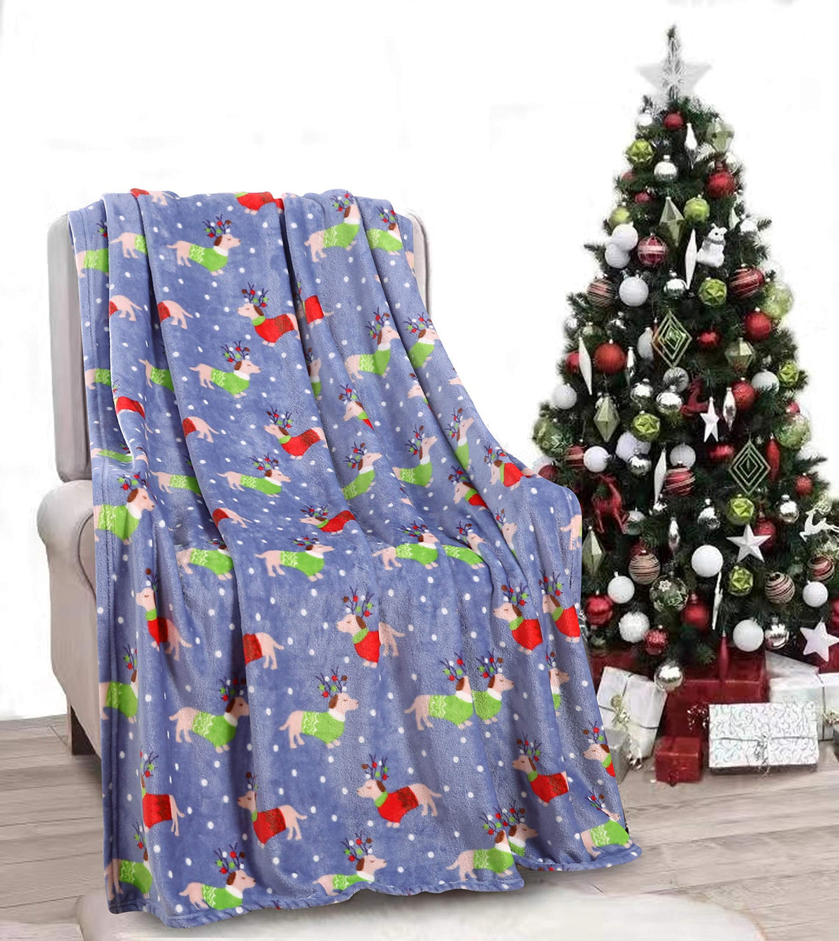 Decor&More Home Essentials Christmas Throw Faith-Hope-Love-Home-Decor