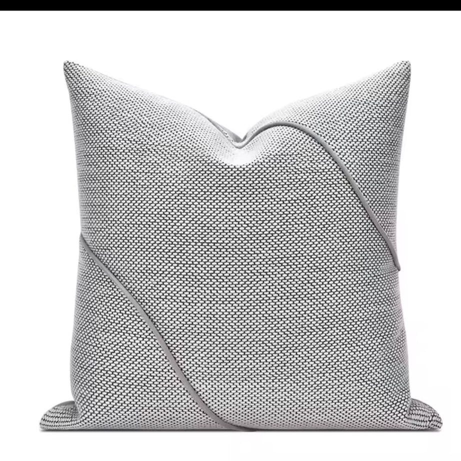 Silver Wave Pillow