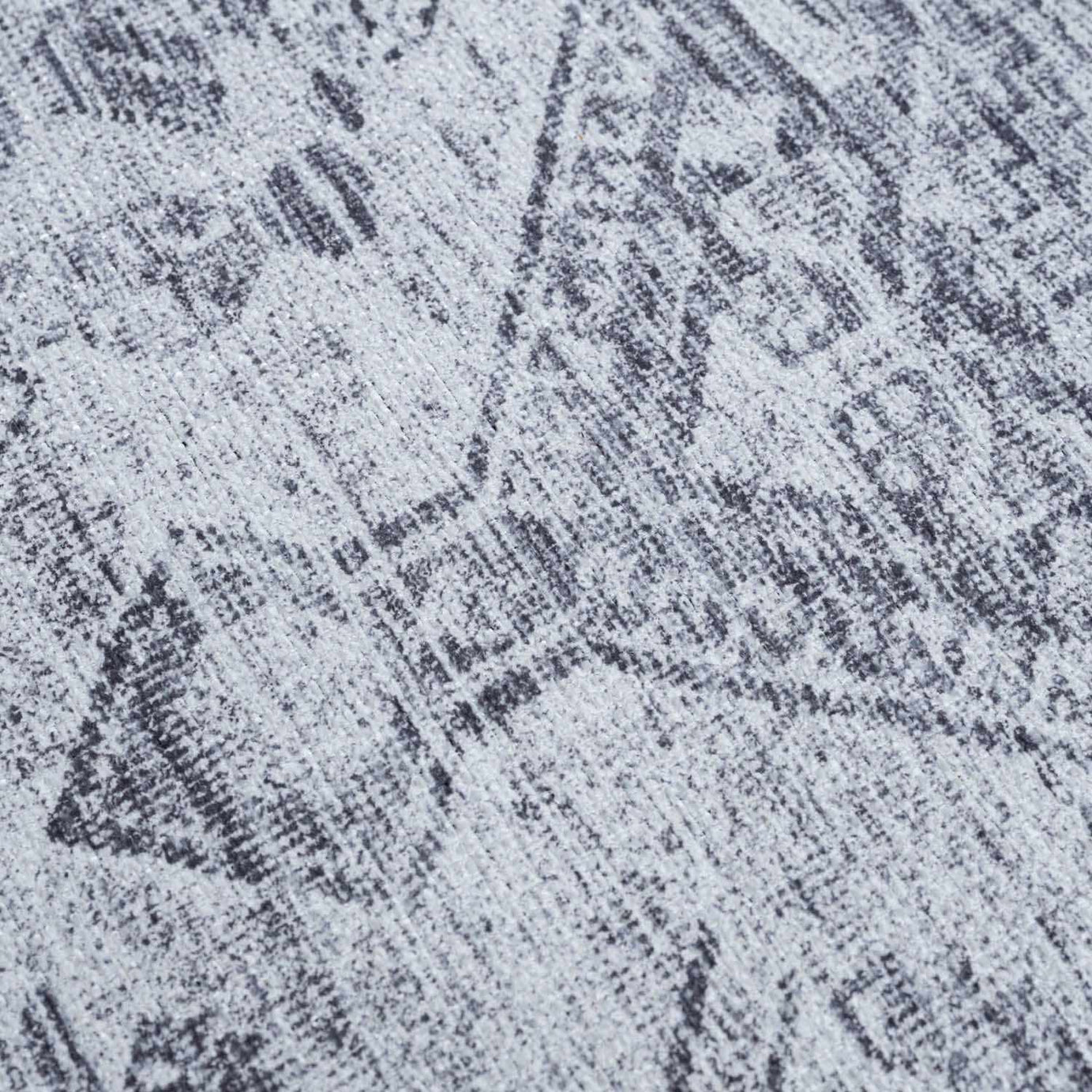 Barny Gray Blue Washable Rug