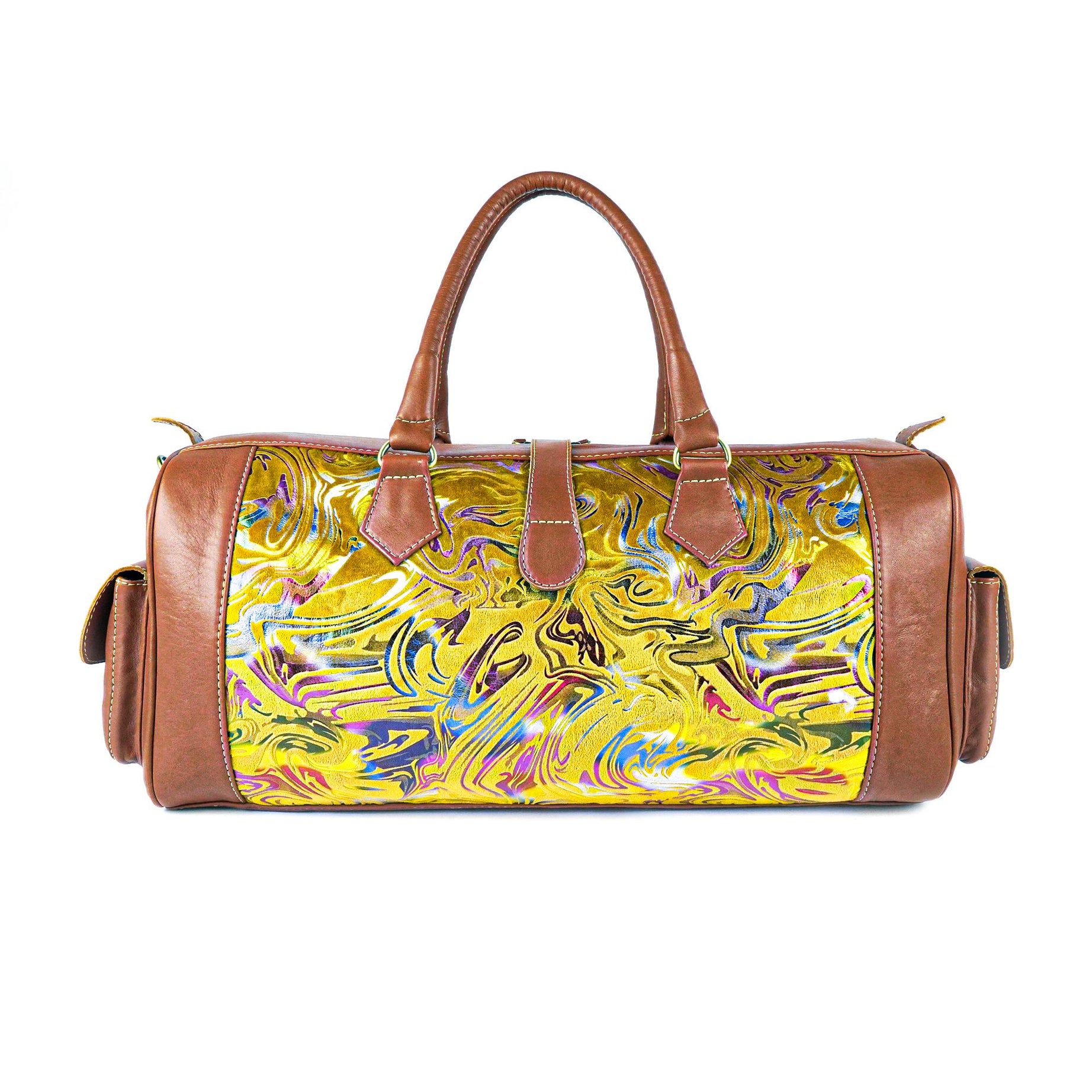 Handmade  Kilim Travel Bag – Premium Leather Craftsmanship