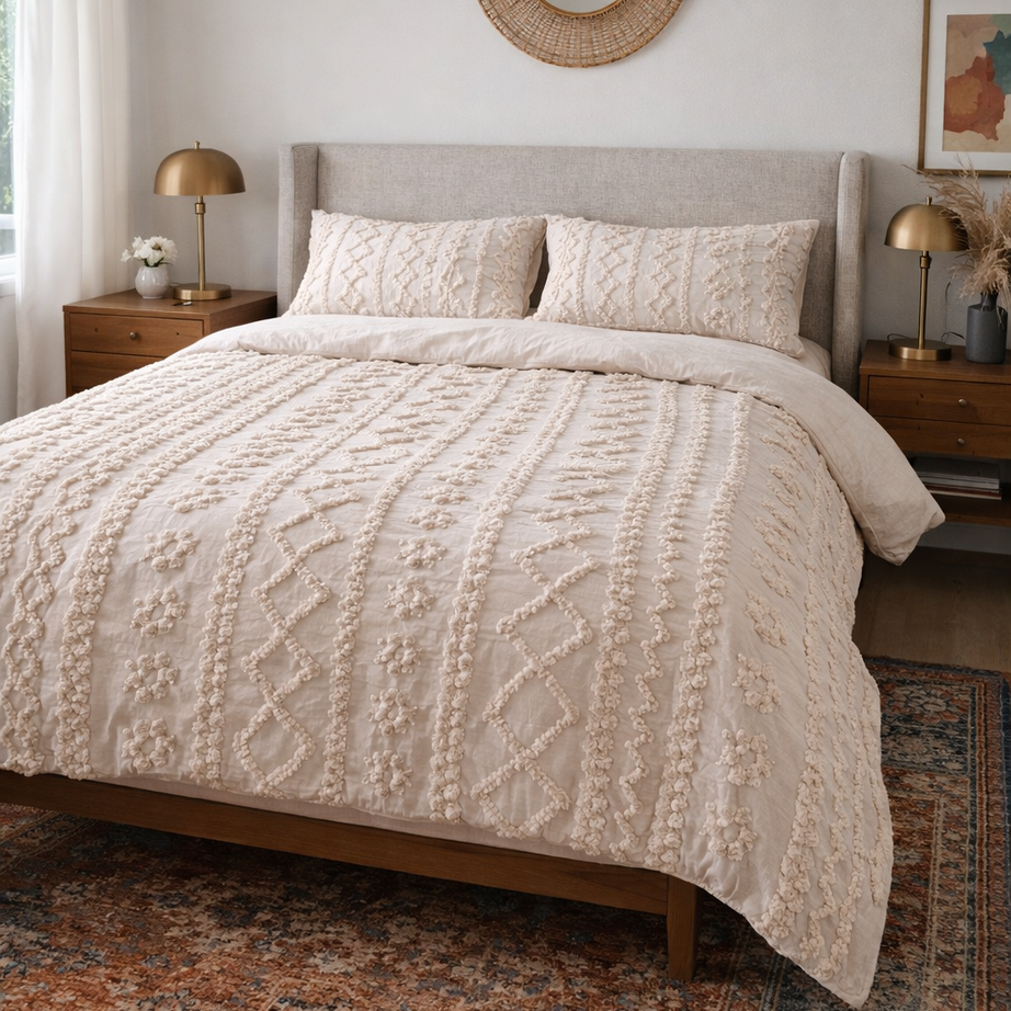 Sonoma Tufted Duvet Cover Set