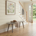 43-Inch Farmhouse Gray Wooden Dining Bench - LuxoraCraft