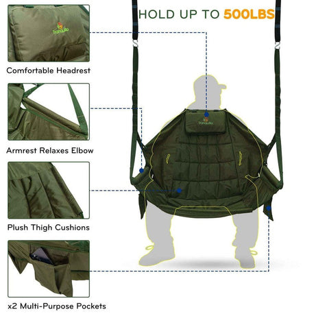 Tranquillo Universal Hammock Chair and Straps for Ultimate Relaxation