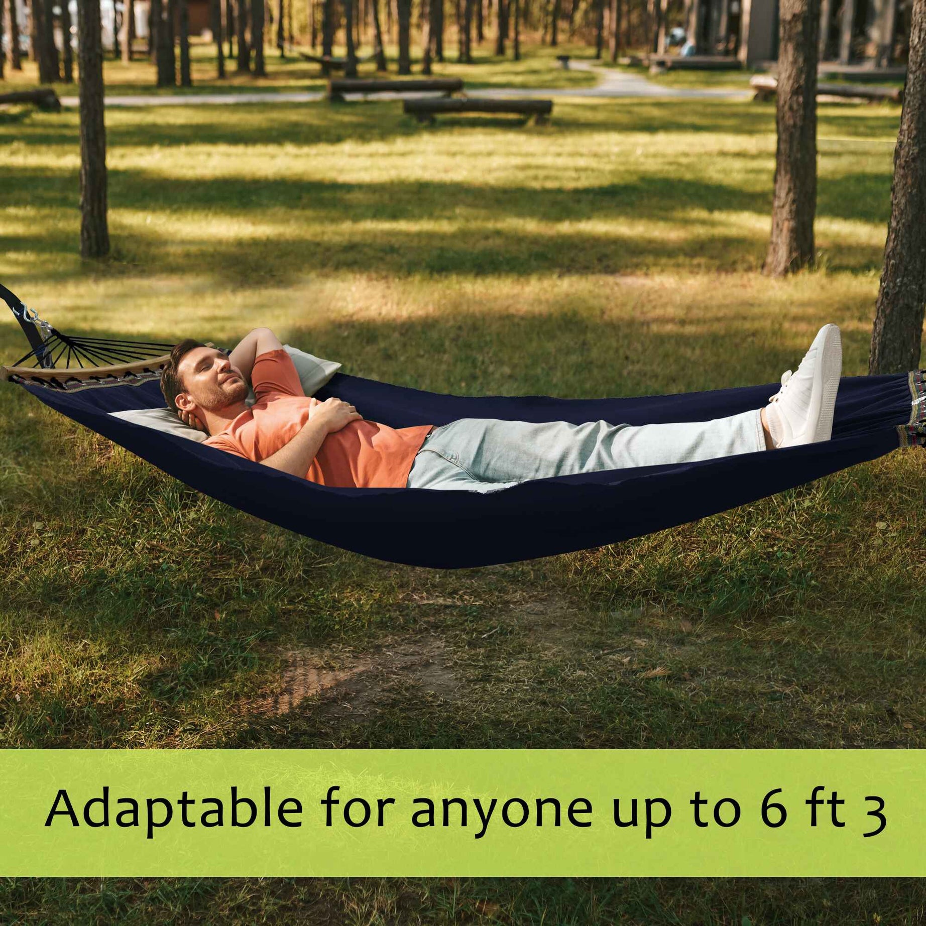 Tranquillo Universal Canvas Double Hammock for Ultimate Relaxation