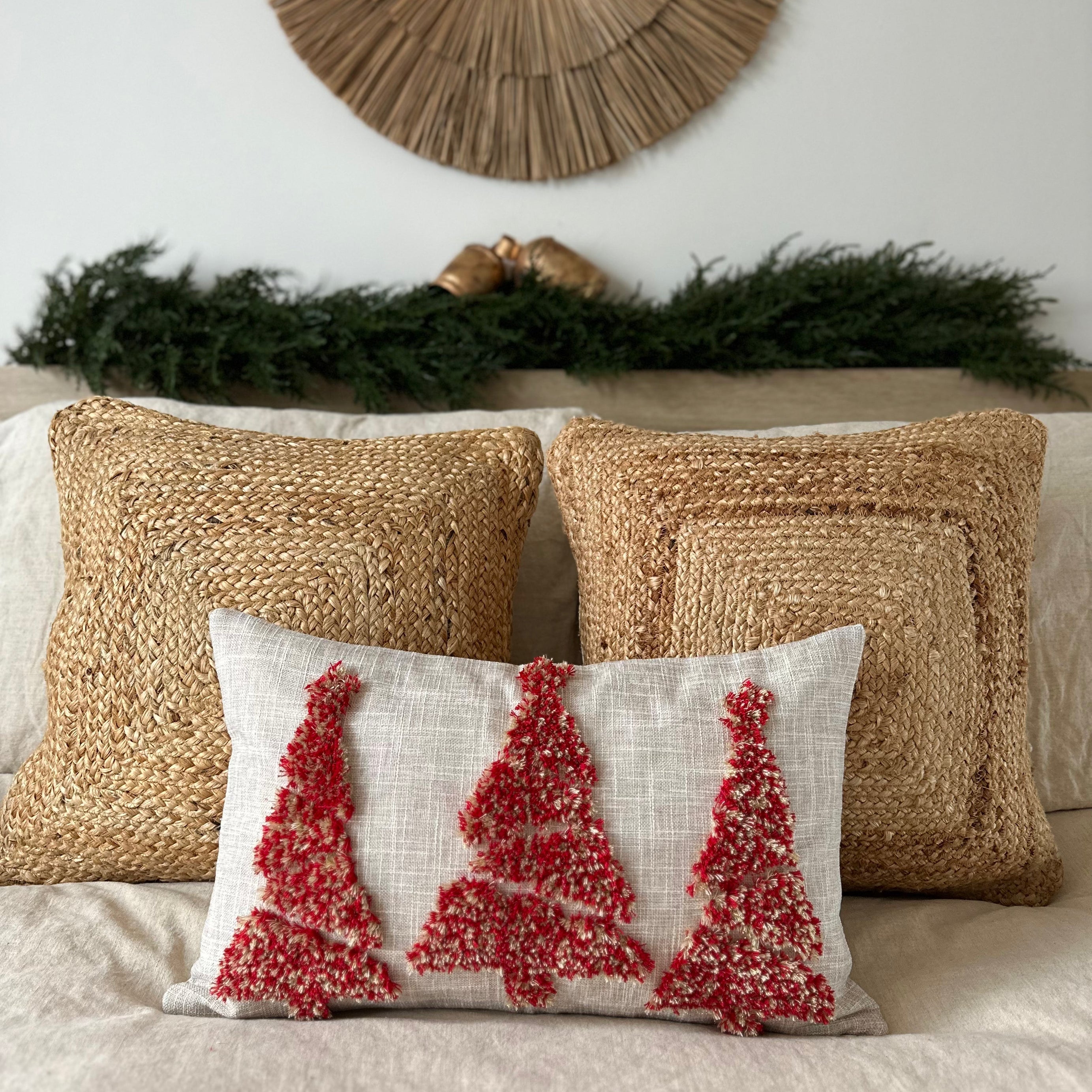 Merry Lumbar Pillow Cover