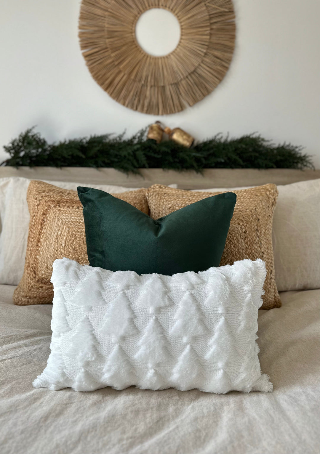 Fraser Fir Lumbar Pillow Cover Busa Designs