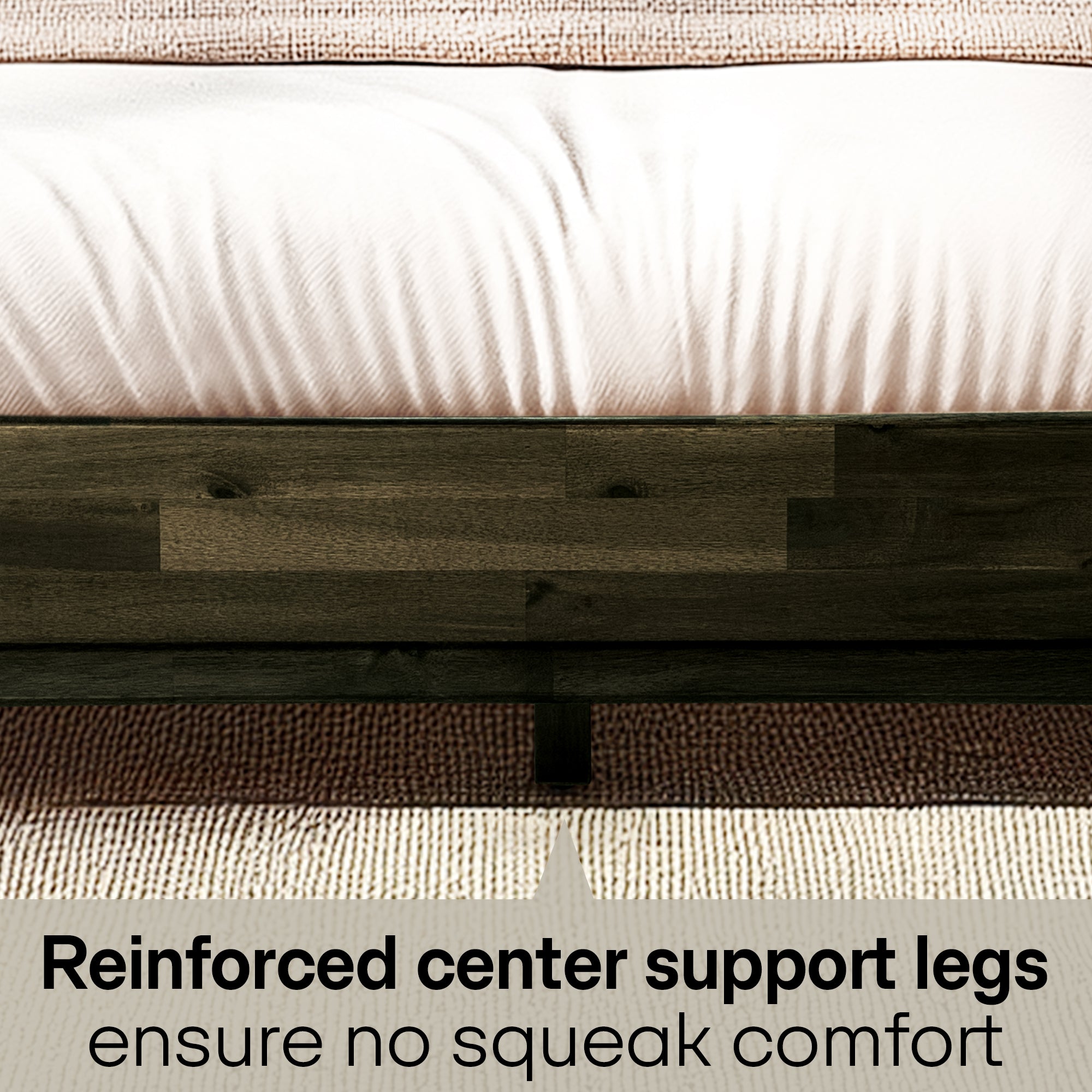 Aurora Solid Wood Bed Frame