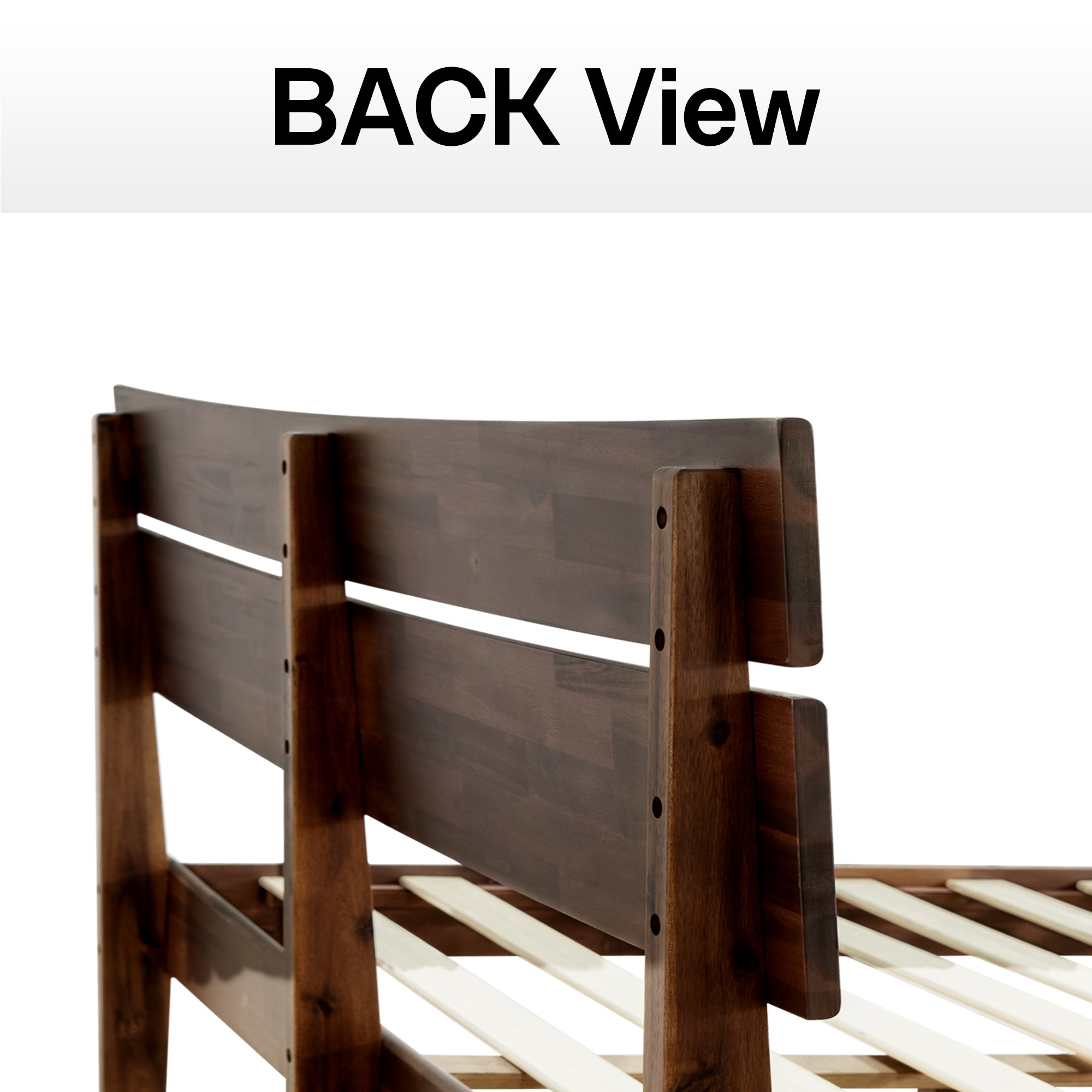 Aurora Solid Wood Bed Frame