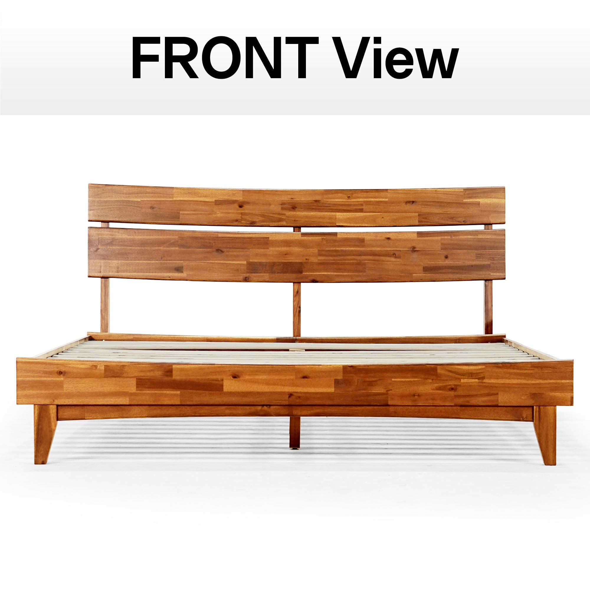 Aurora Solid Wood Bed Frame