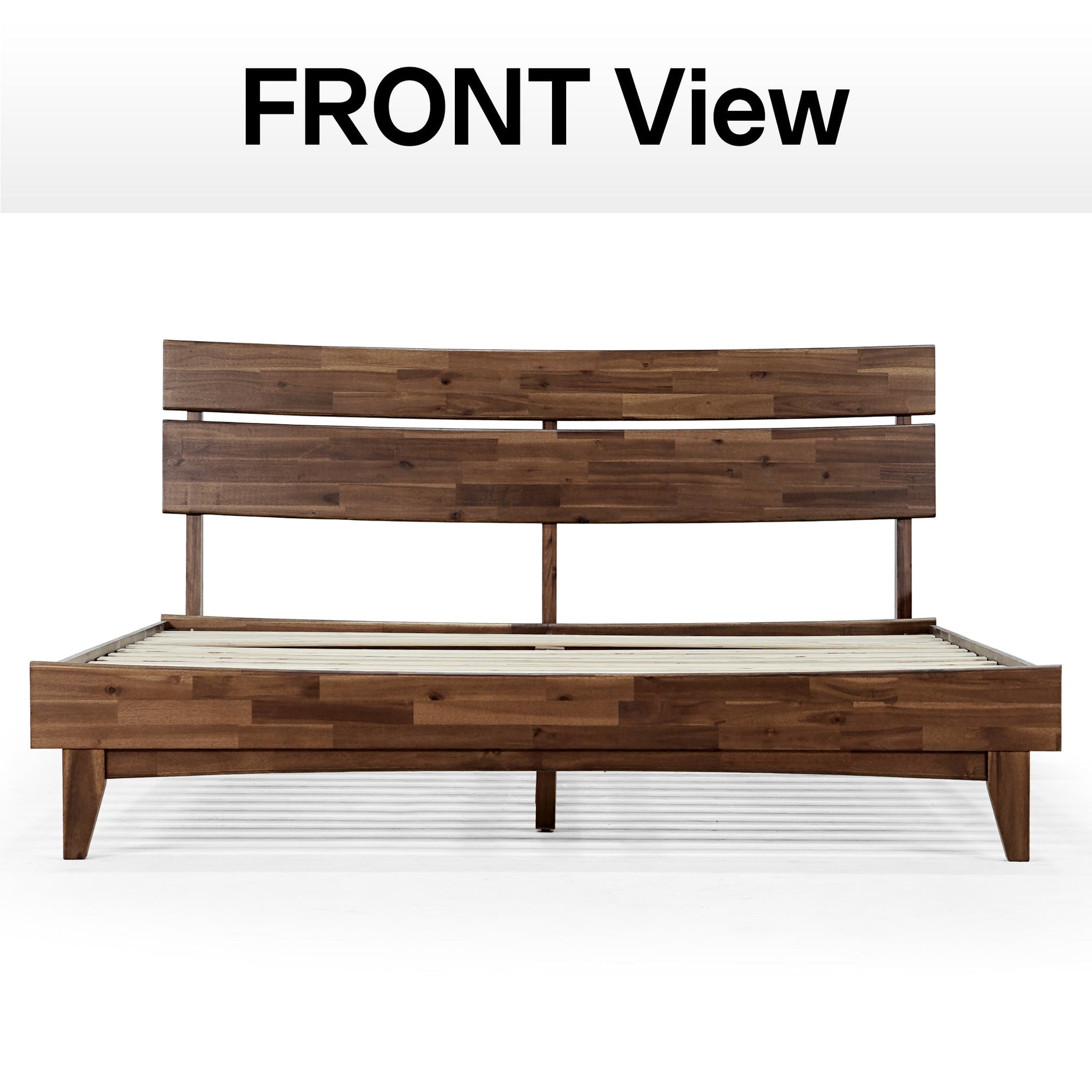 Aurora Solid Wood Bed Frame
