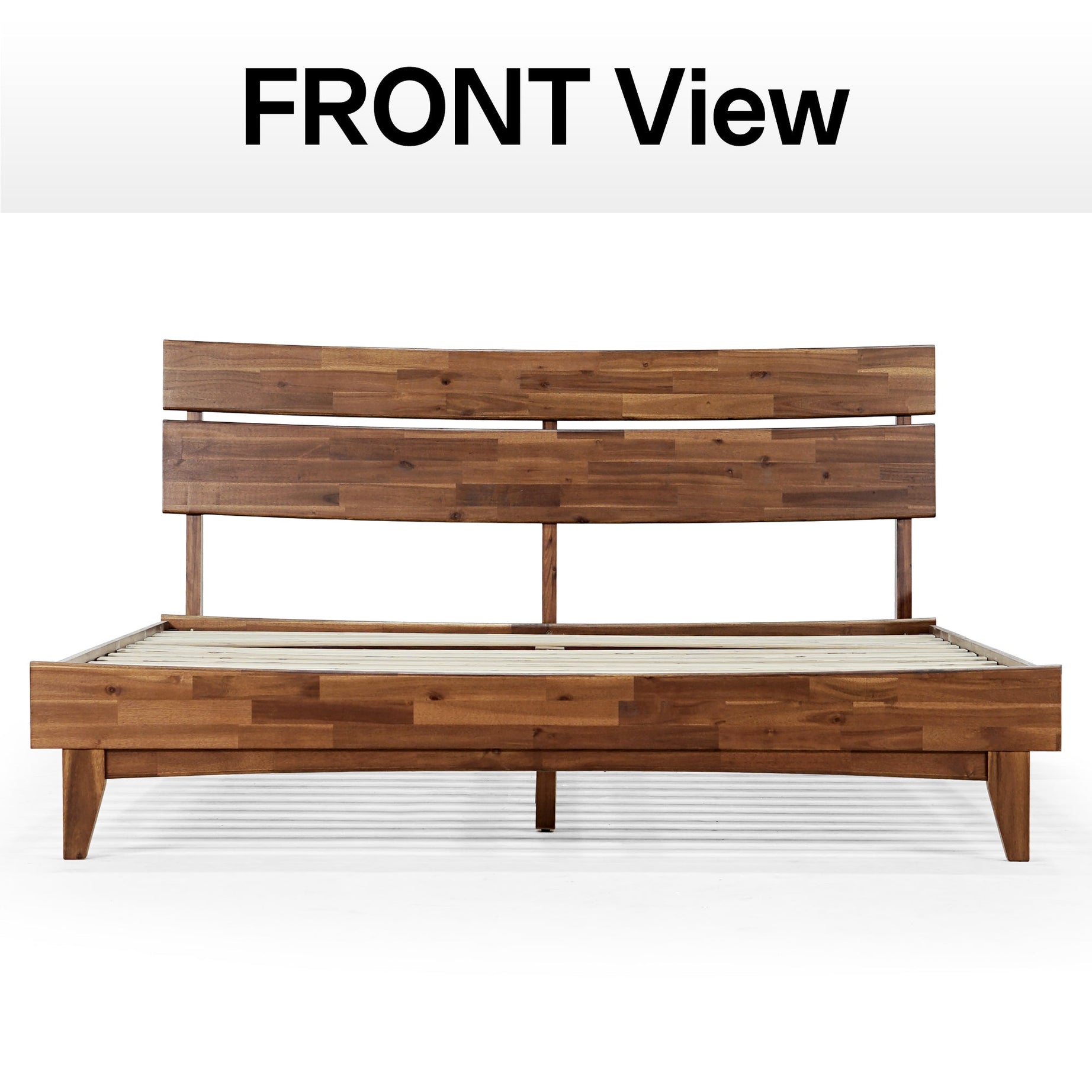 Aurora Solid Wood Bed Frame