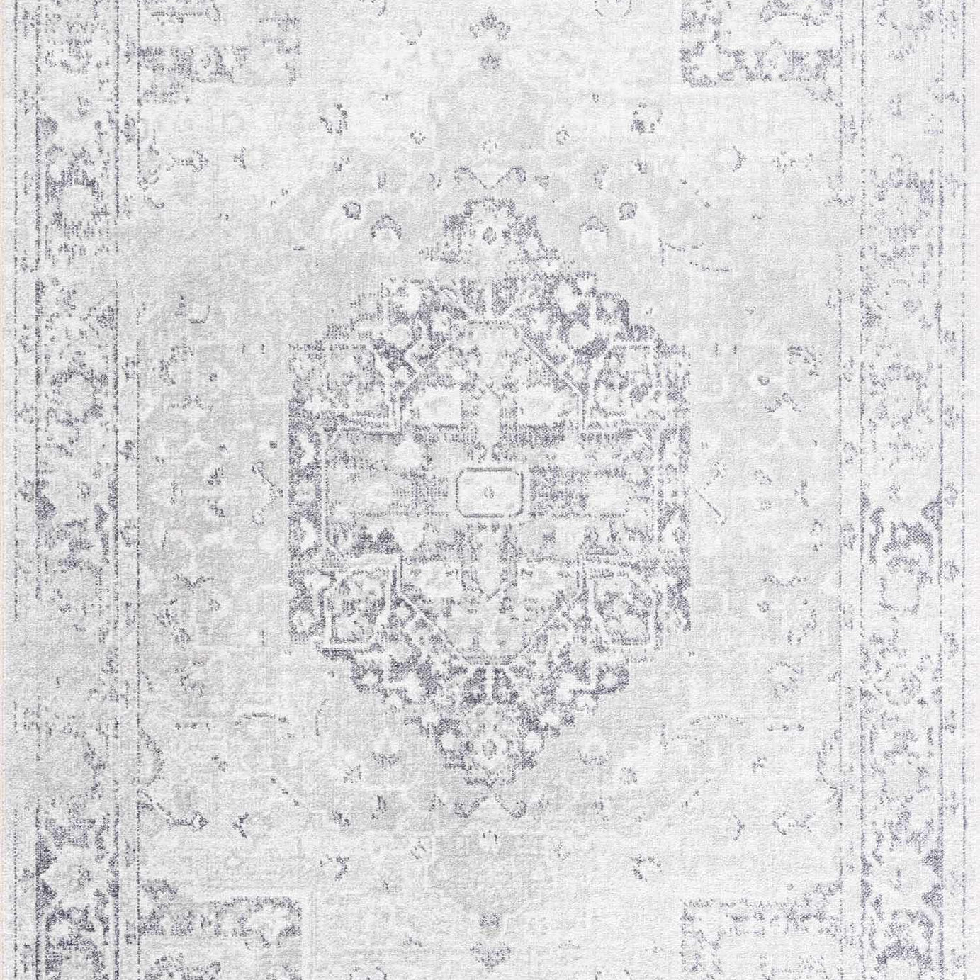 Akram Antrasit Flat Pile Washable Rug