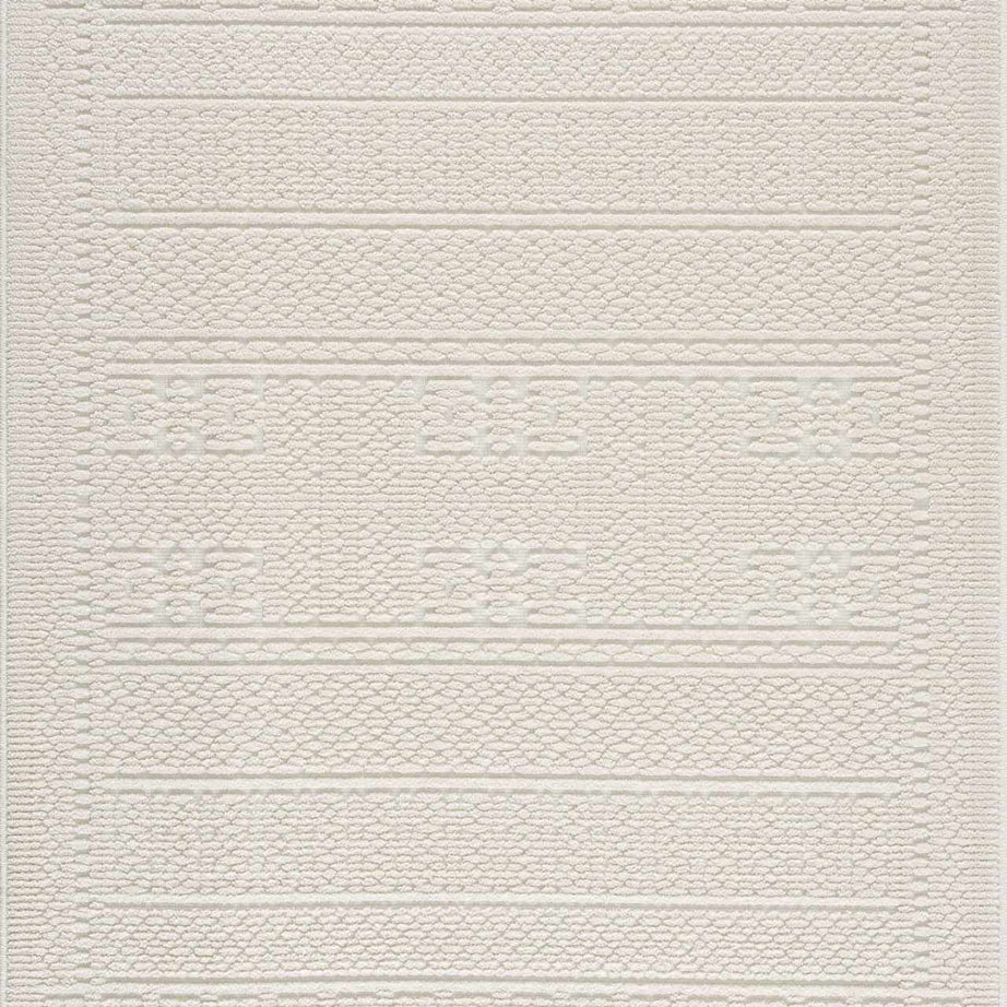 Bahar Cream Washable Area Rug