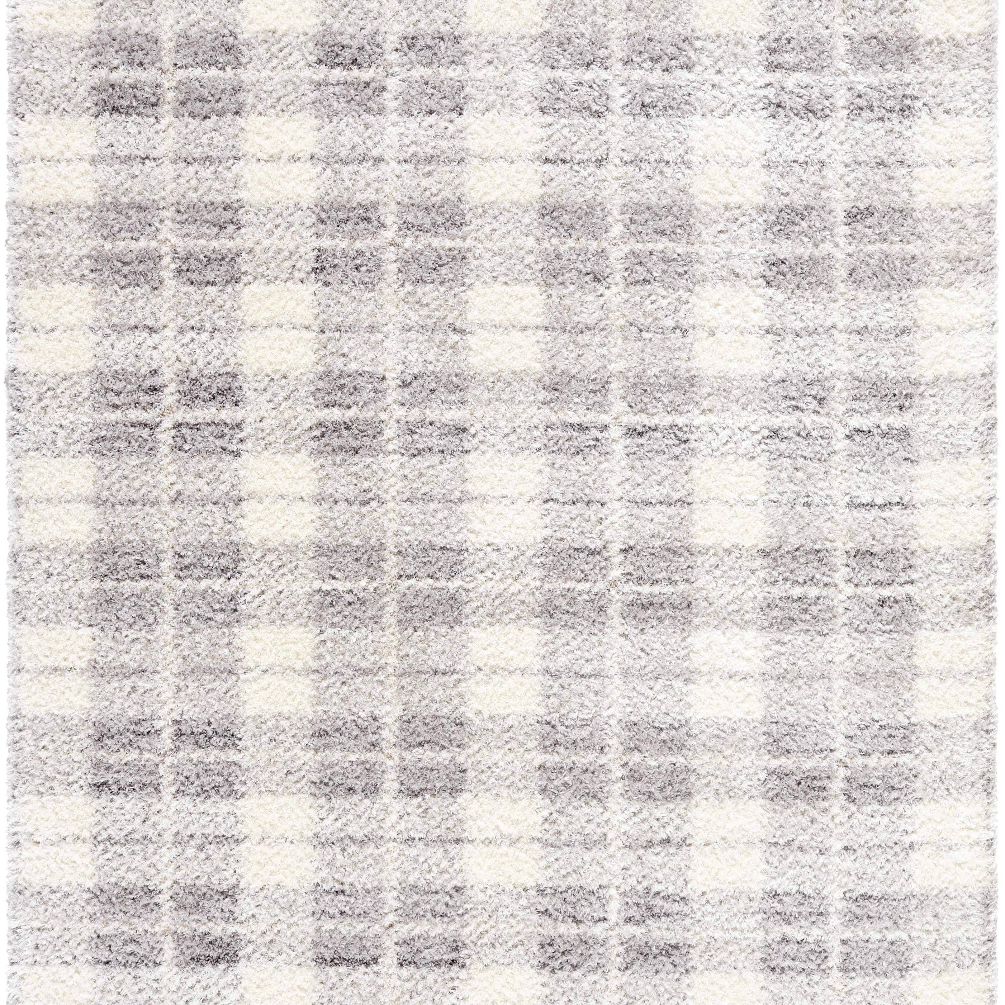 Anfisa Tan Luxe Shag Area Rug