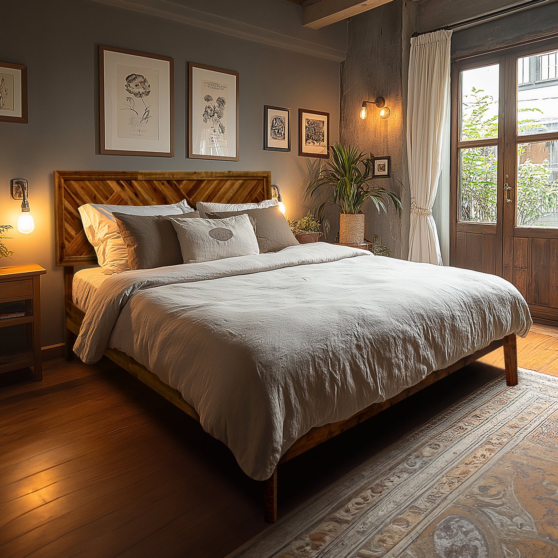 Sierra Solid Wood Bed Frame