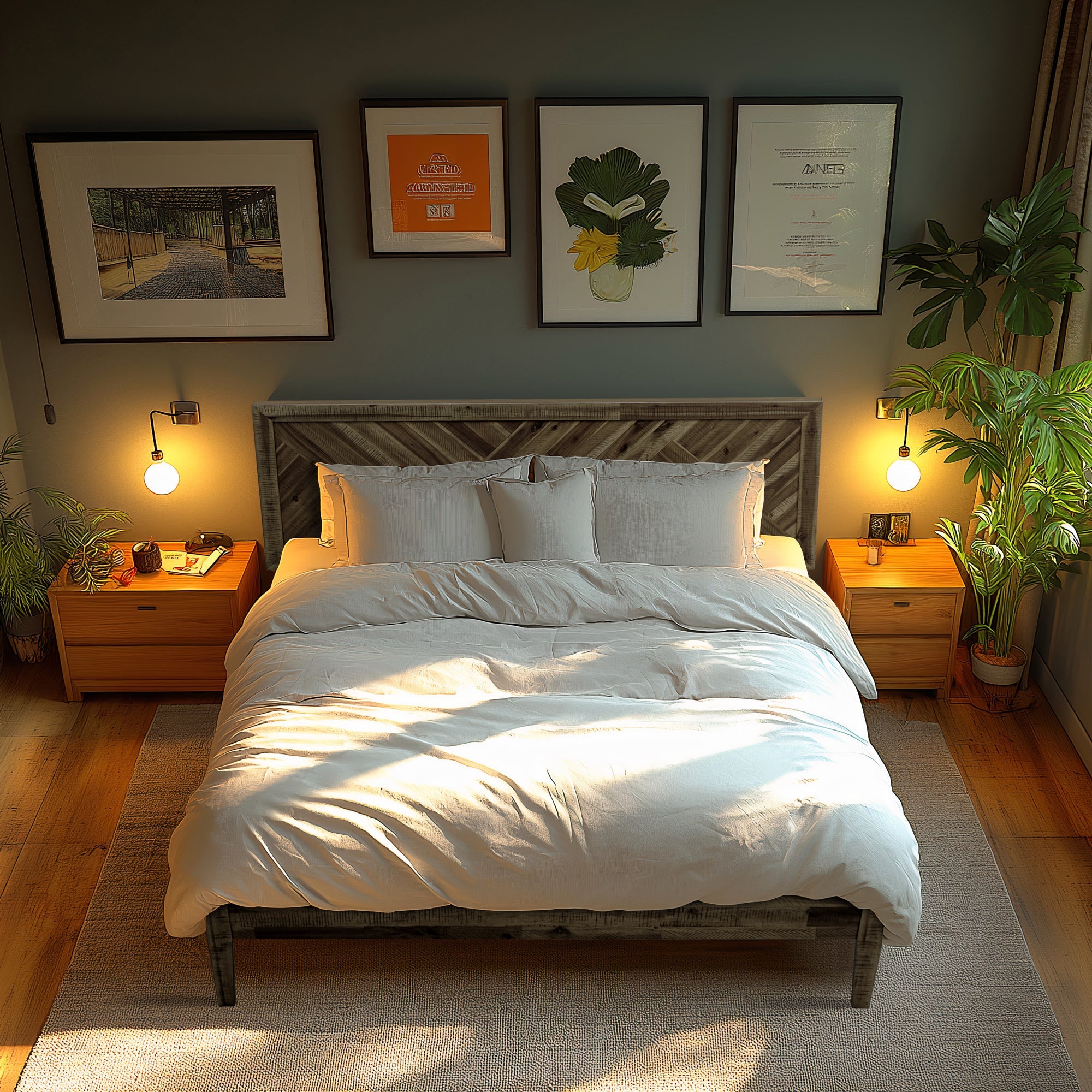 Sierra Solid Wood Bed Frame