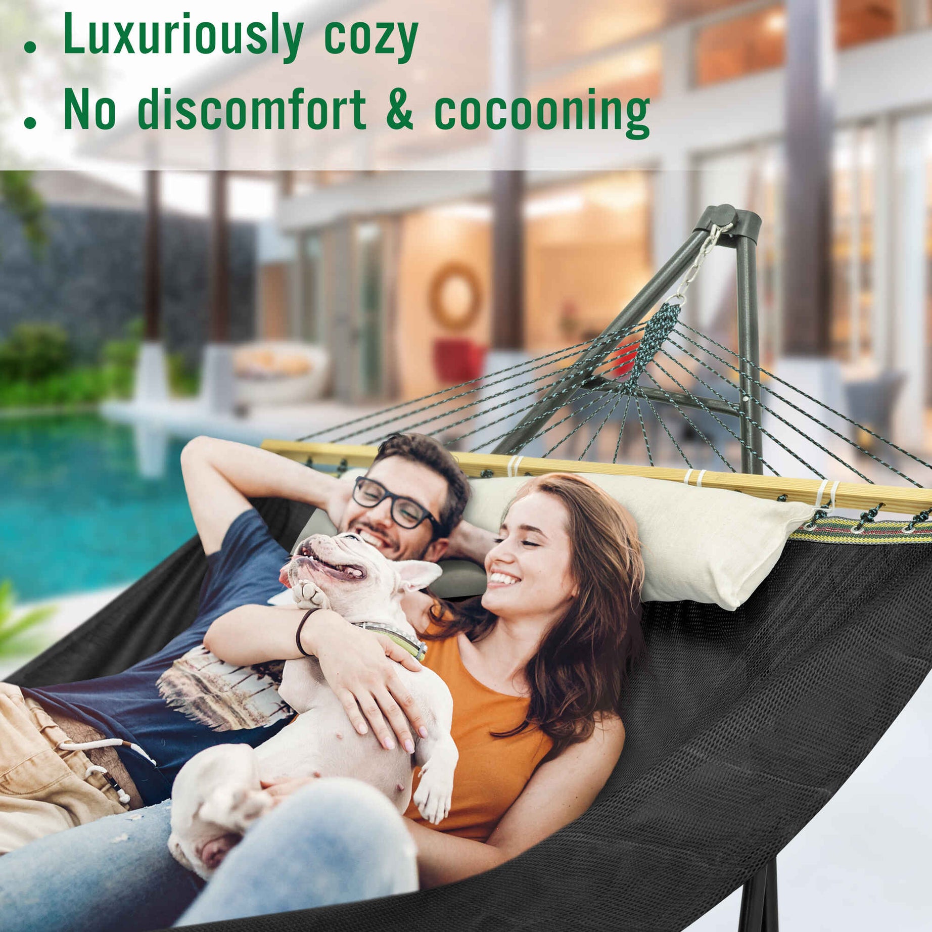 Tranquillo Unity Adjustable Hammock Stand for Ultimate Relaxation