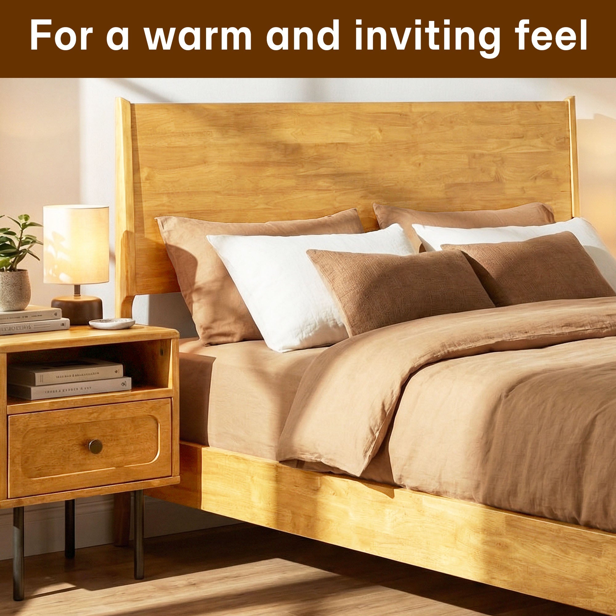 Haven Solid Wood Bed Frame