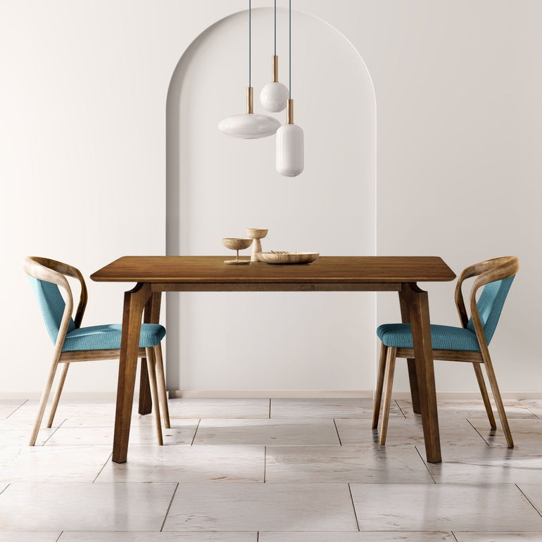 Acacia Verve 48" Solid Wood Dining Table - Ideal Kitchen Table for 4 Megsu