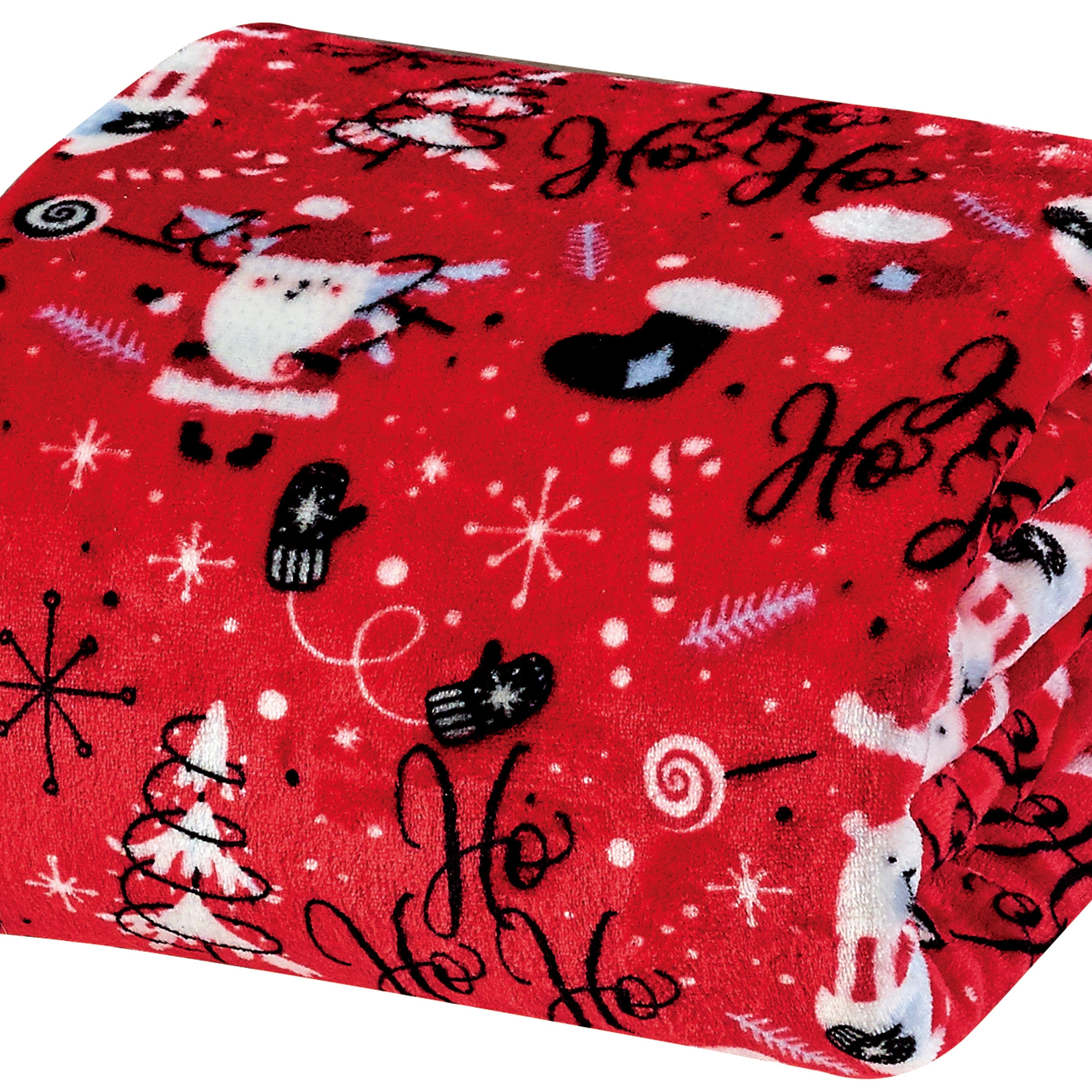Decor&More Home Essentials Christmas Throw