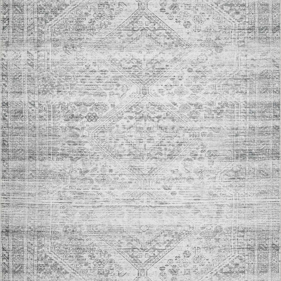 Barny Gray Blue Washable Rug
