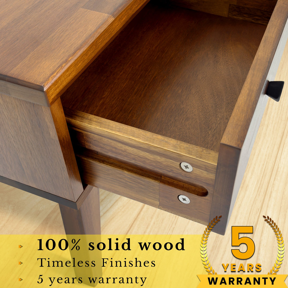 Sofia Solid Wood Nightstand Megsu