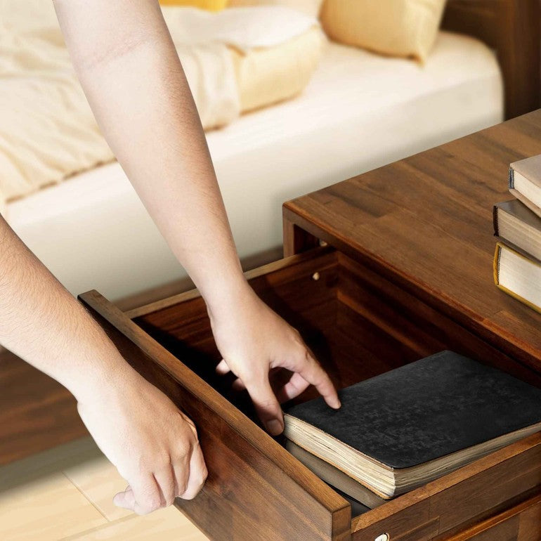 Sofia Solid Wood Nightstand Megsu