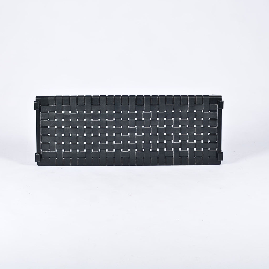 Strap Leather Black Bench