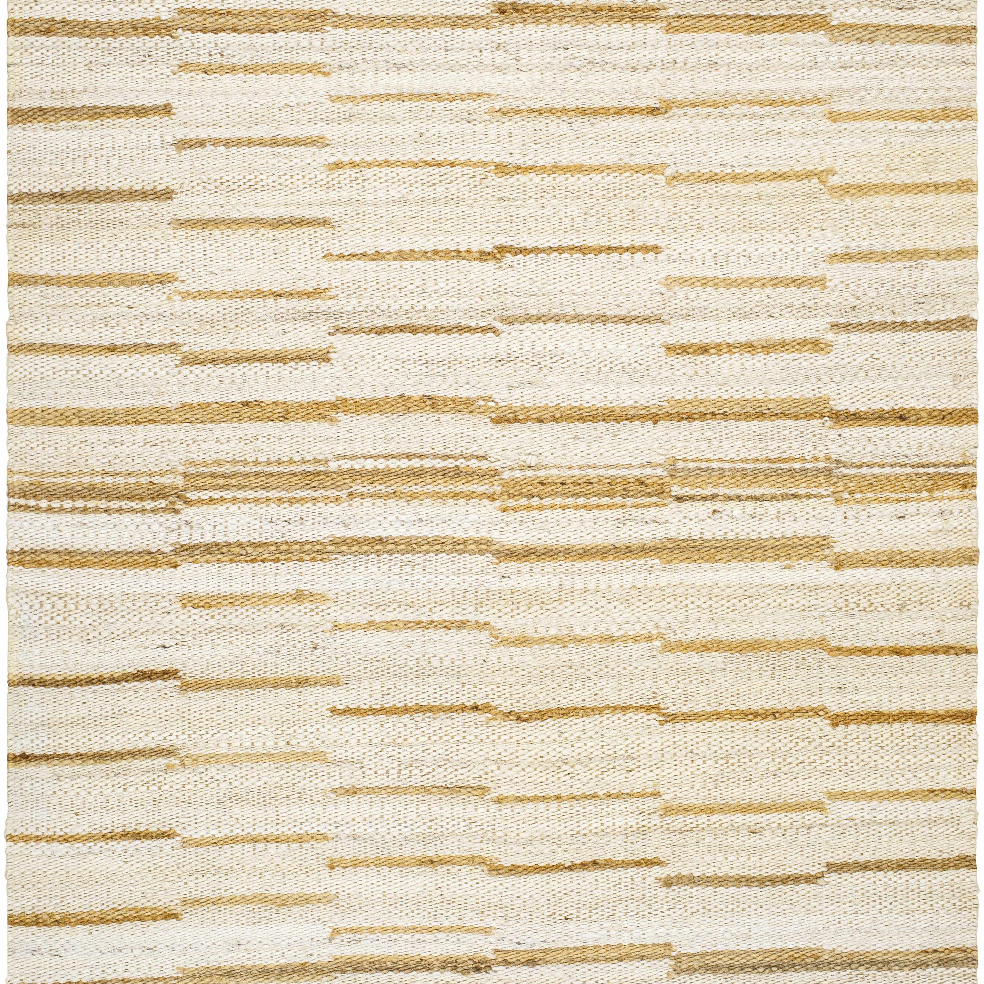 Tivon Broken-Striped Jute Rug