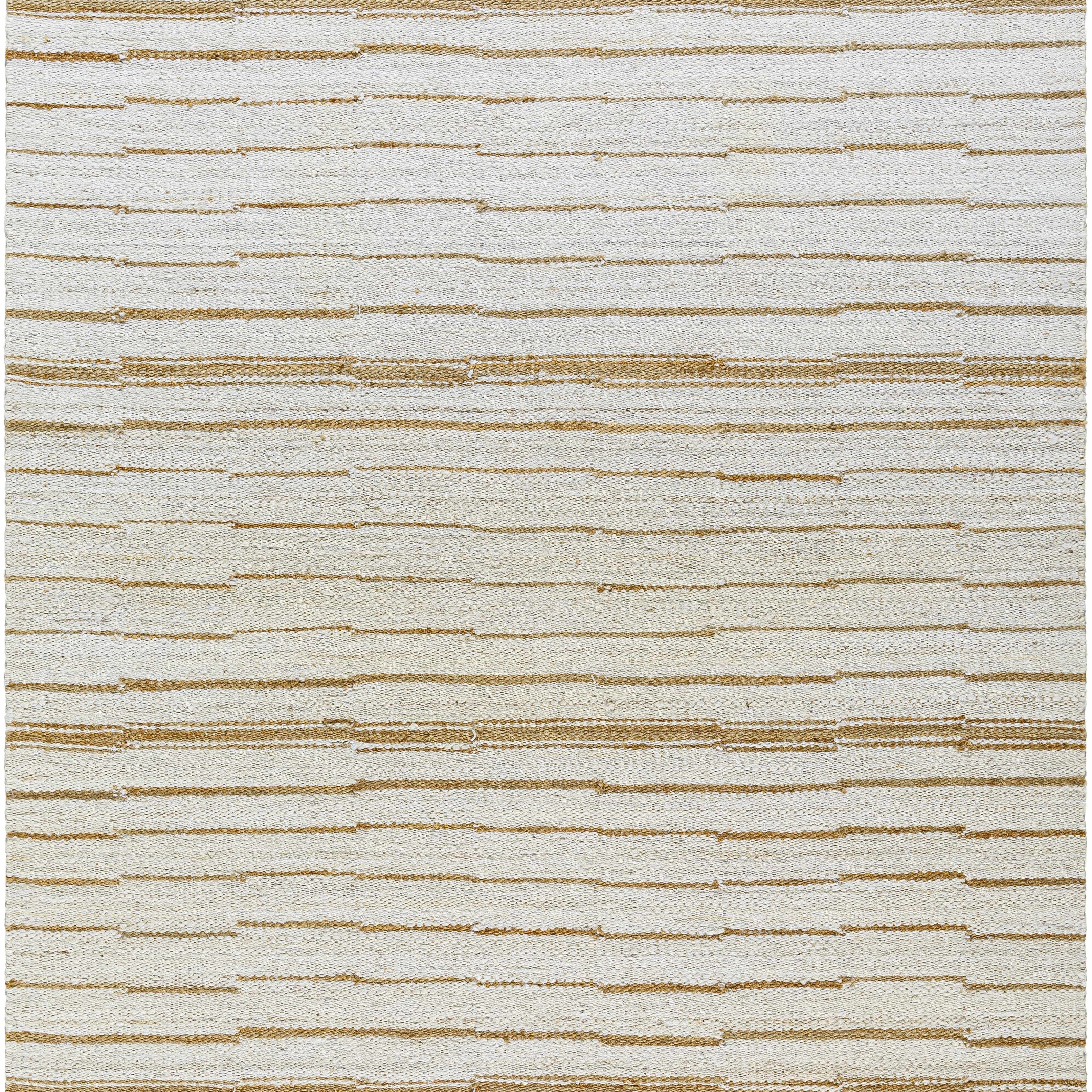 Tivon Broken-Striped Jute Rug