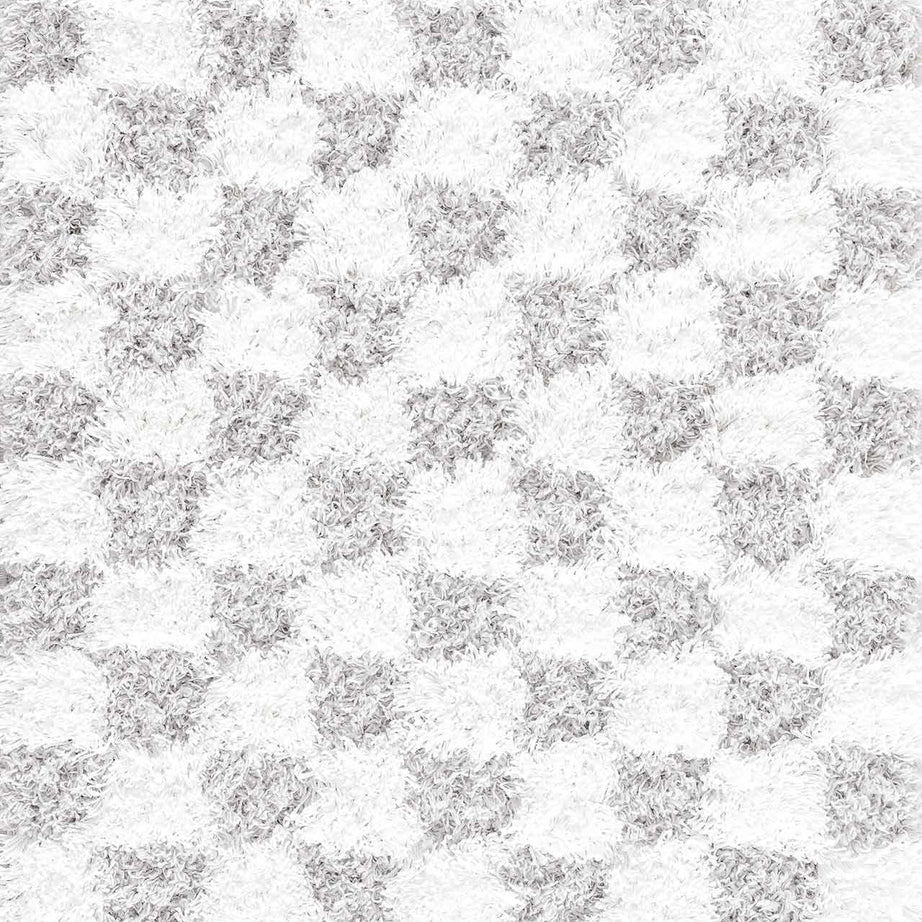 Atira Gray Checkered Area Rug