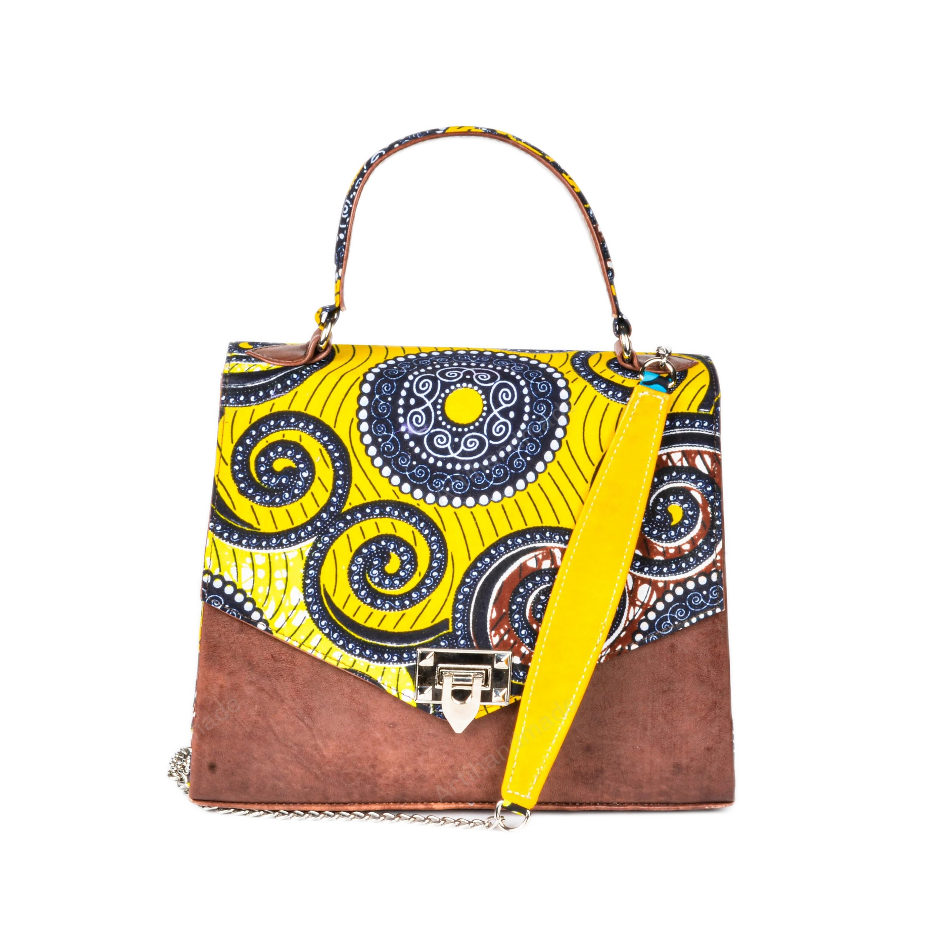 Women Boho Leather Handbag Adjustable Strap Marrakech Style - LuxoraCraft