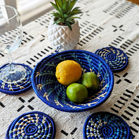 Handmade Woven Drink Coasters Set of 4 {Multiple Colors}