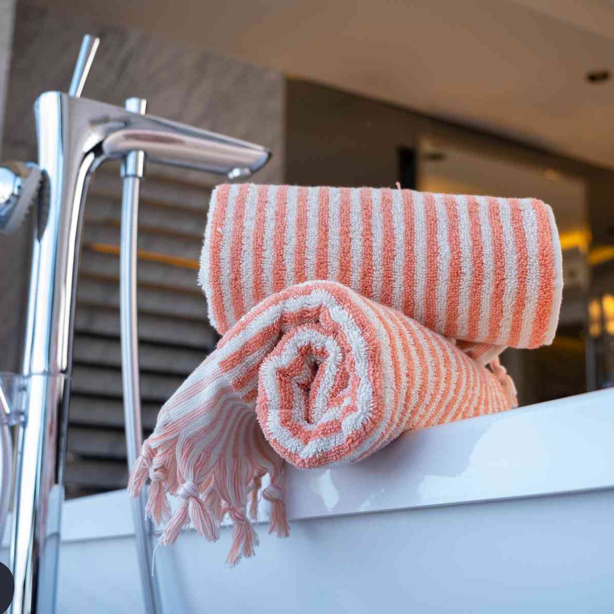 Striped Hand Towel